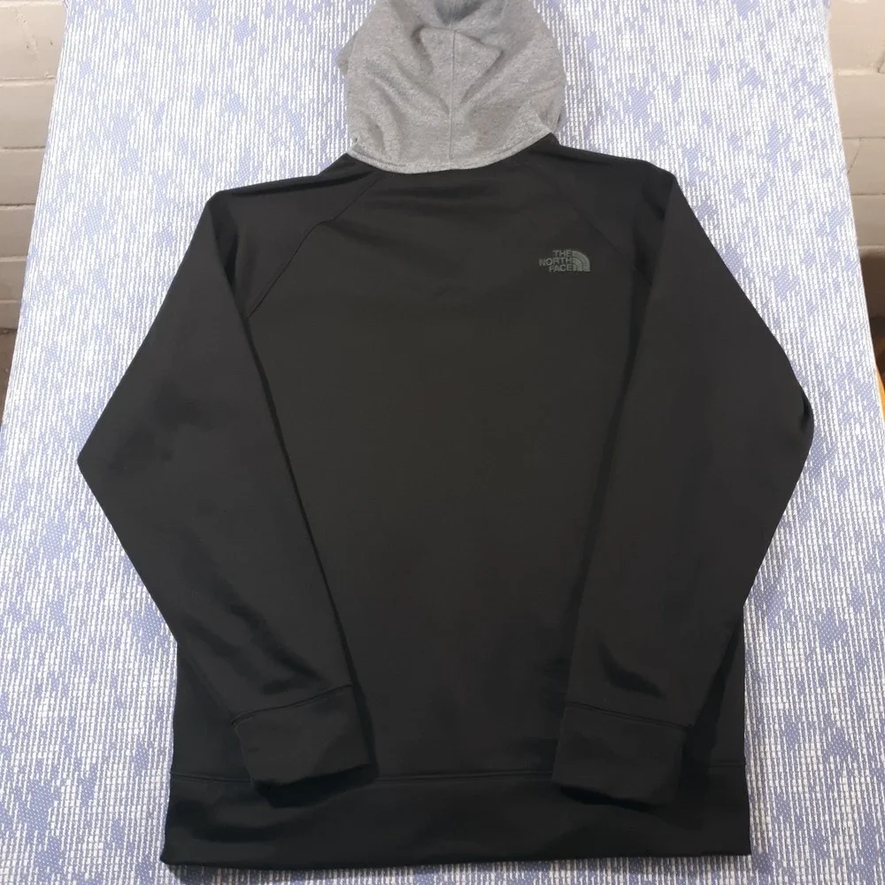 The North Face Jacket Hooded Mens Large Black Full Zip Outdoor